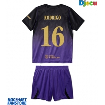 Barcelona Rodri Hernandez #16 Gostujuci Dres za djecu 2026-27 Kratak Rukav (+ Kratke hlače)